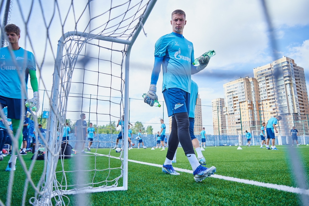 Тренировка «Зенита»-2 перед матчем с «Балтикой»-2