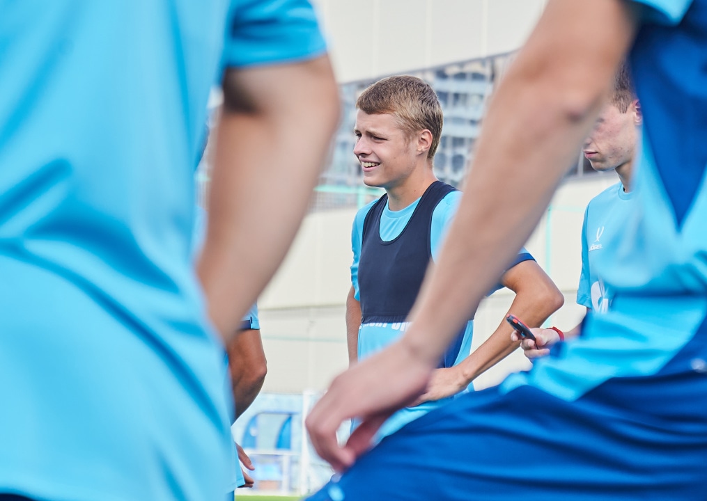 Тренировка «Зенита»-2 перед матчем с «Балтикой»-2