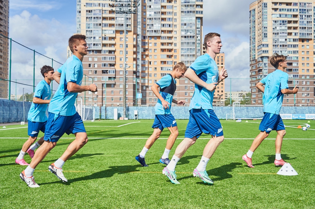 Тренировка «Зенита»-2 перед матчем с «Балтикой»-2