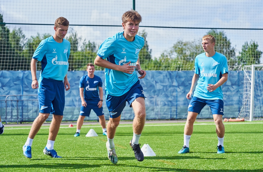 Тренировка «Зенита»-2 перед матчем с «Балтикой»-2