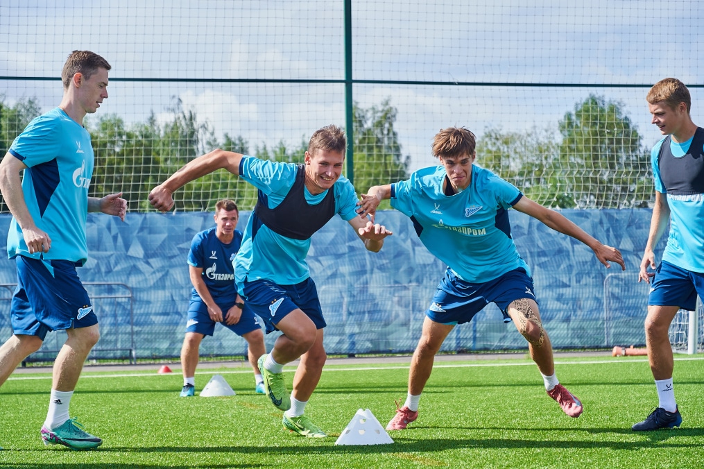 Тренировка «Зенита»-2 перед матчем с «Балтикой»-2