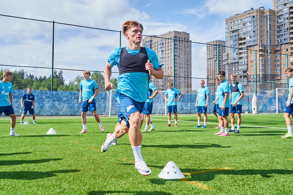 Тренировка «Зенита»-2 перед матчем с «Балтикой»-2