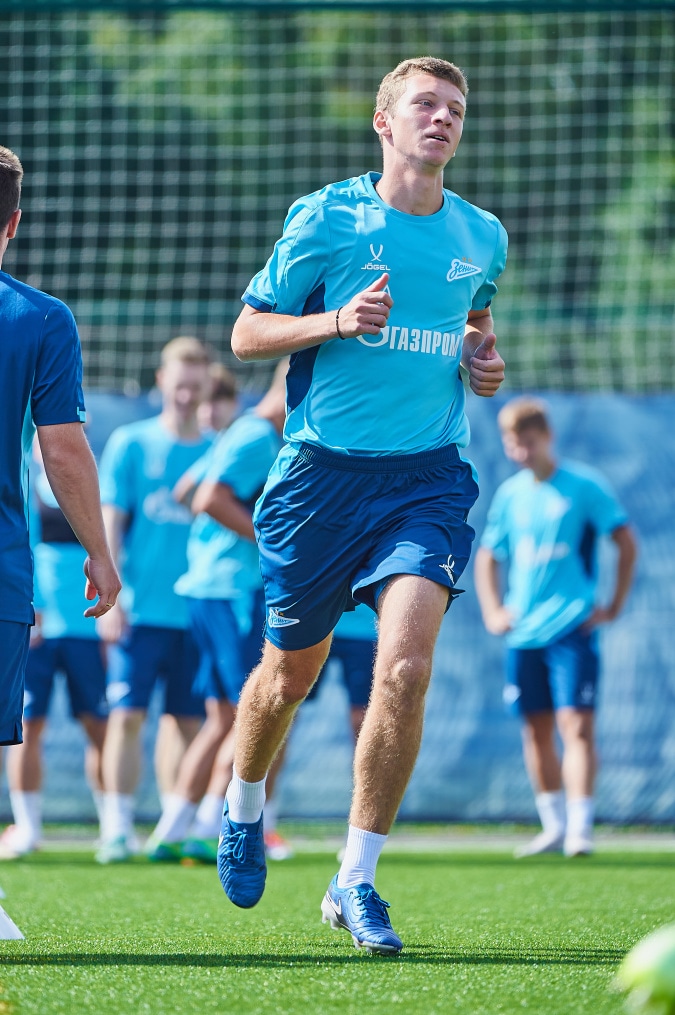 Тренировка «Зенита»-2 перед матчем с «Балтикой»-2