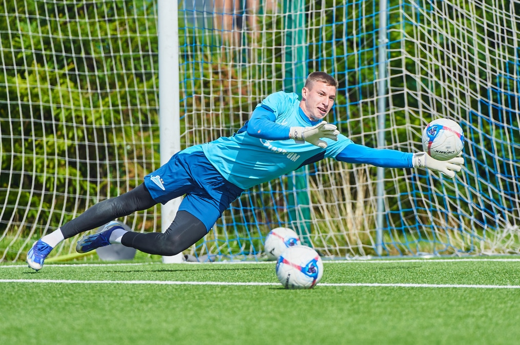 Тренировка «Зенита»-2 перед матчем с «Балтикой»-2