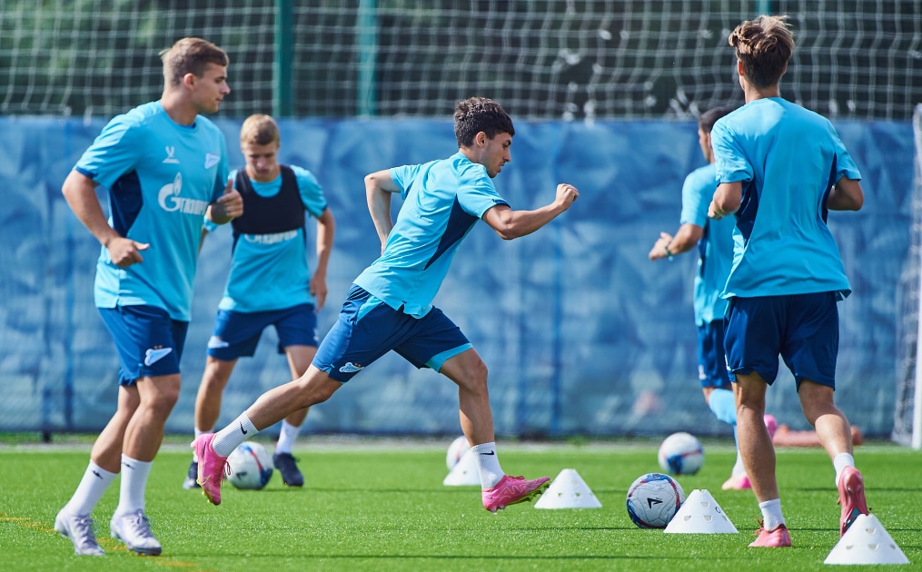 Тренировка «Зенита»-2 перед матчем с «Балтикой»-2