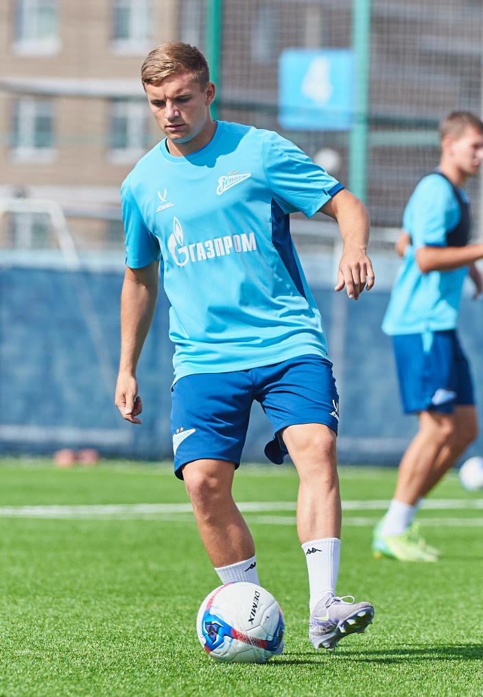 Тренировка «Зенита»-2 перед матчем с «Балтикой»-2
