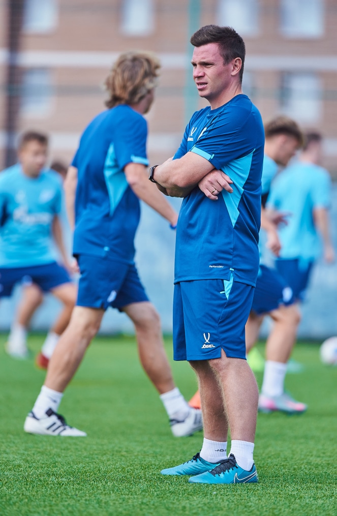 Тренировка «Зенита»-2 перед матчем с «Балтикой»-2