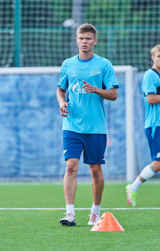 Тренировка «Зенита»-2 перед матчем с «Балтикой»-2