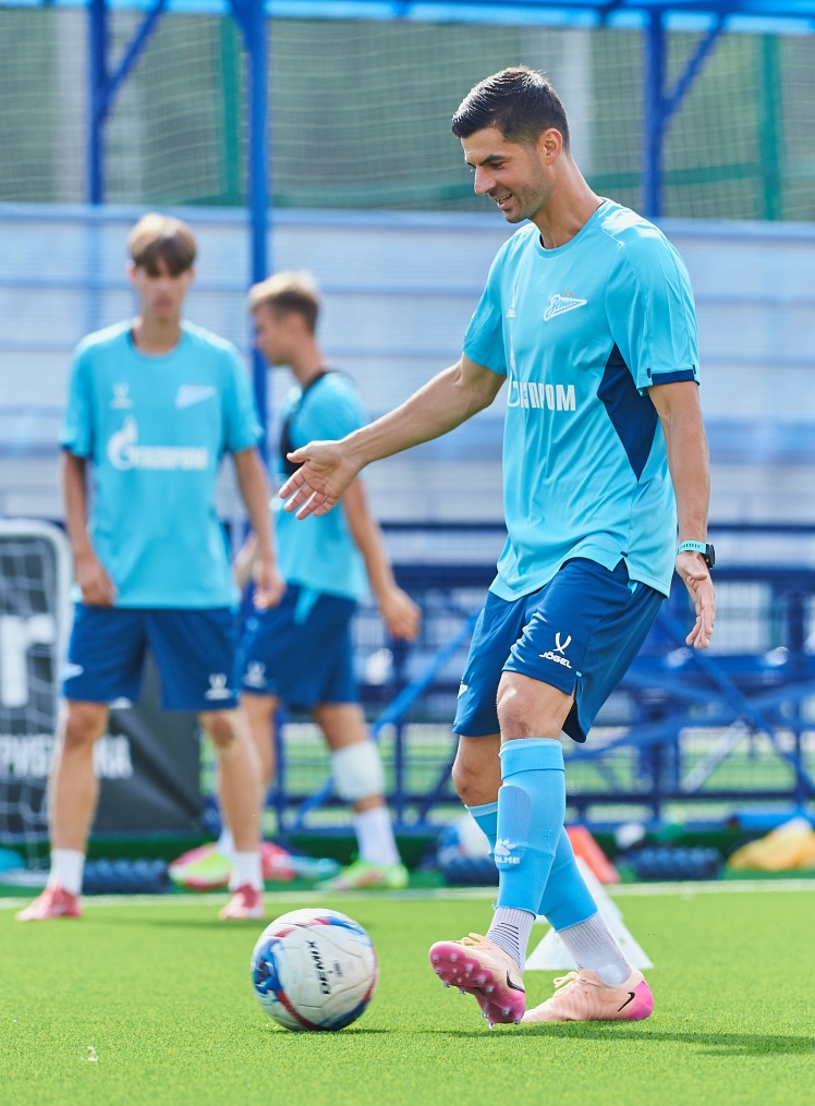 Тренировка «Зенита»-2 перед матчем с «Балтикой»-2