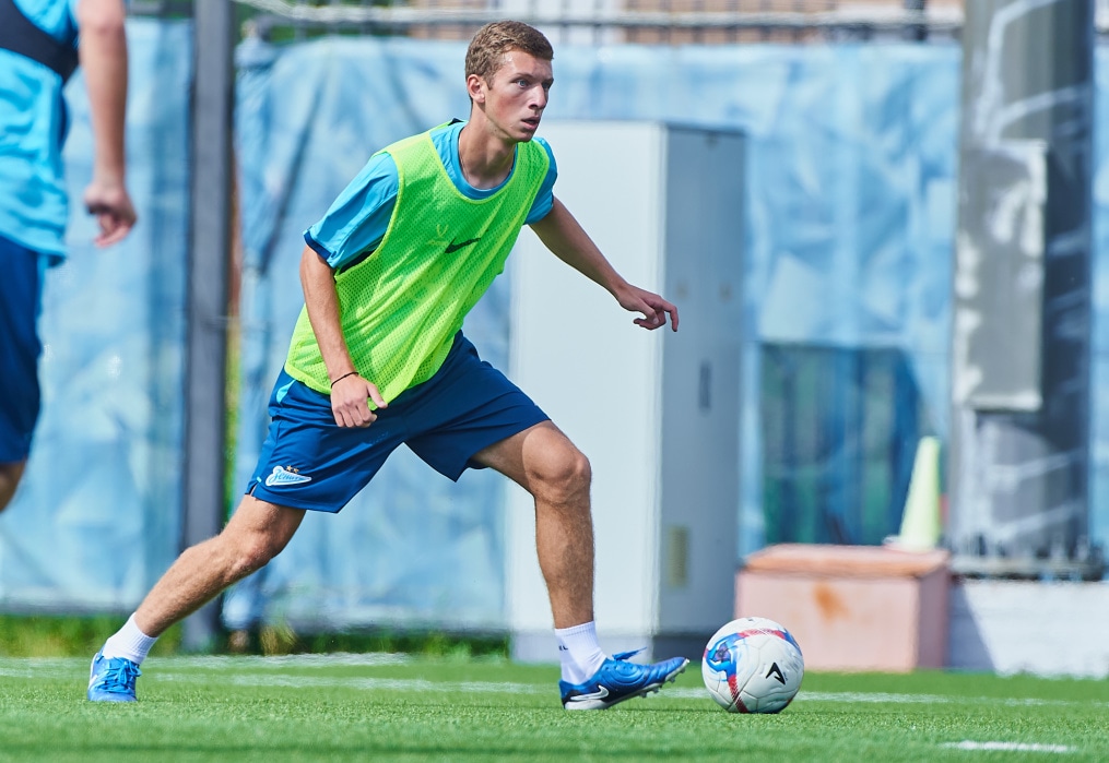 Тренировка «Зенита»-2 перед матчем с «Балтикой»-2
