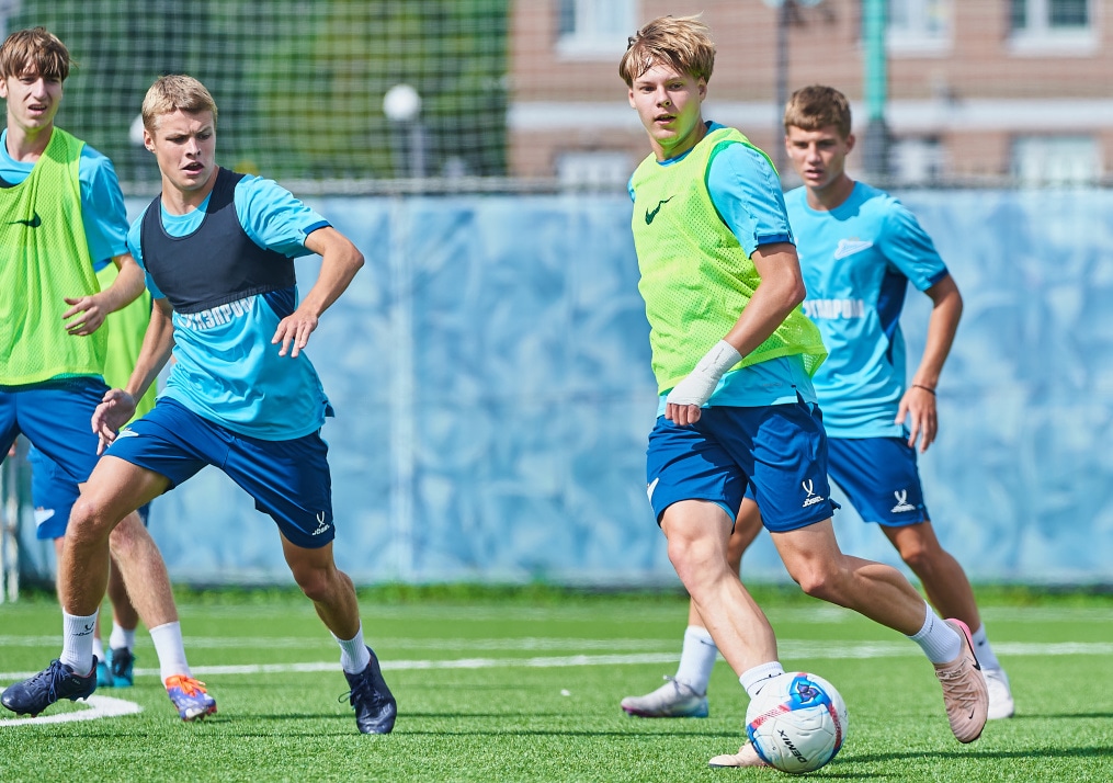 Тренировка «Зенита»-2 перед матчем с «Балтикой»-2