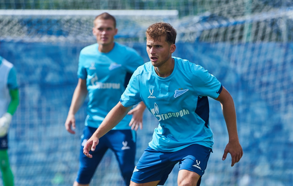 Тренировка «Зенита»-2 перед матчем с «Балтикой»-2