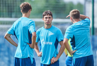 Тренировка «Зенита»-2 перед матчем с «Балтикой»-2