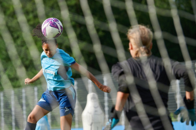 Тренировка женской команды «Зенит» перед матчем с «Рубином»