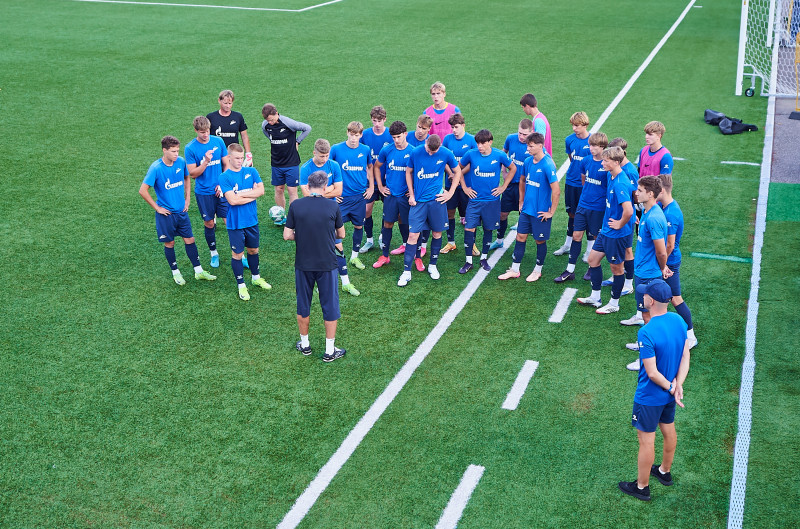 Тренировка «Зенита»-м перед матчем с ФК «Урал»-м