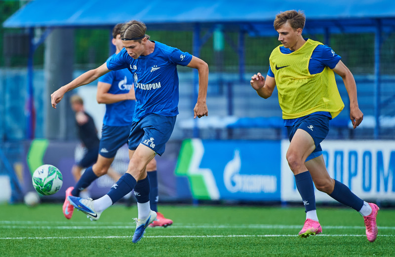 Тренировка «Зенита»-м перед матчем с ФК «Урал»-м