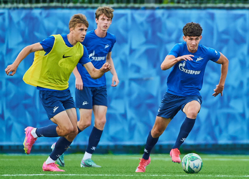 Тренировка «Зенита»-м перед матчем с ФК «Урал»-м