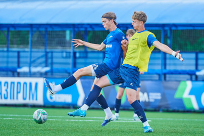 Тренировка «Зенита»-м перед матчем с ФК «Урал»-м