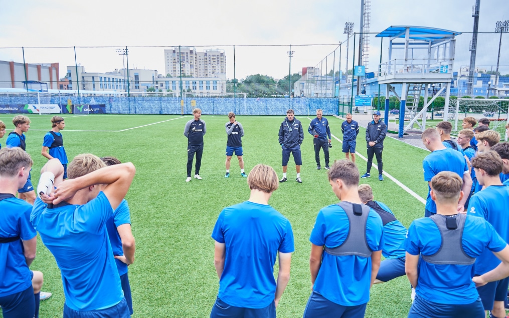Тренировка «Зенита»-м перед матчем со «Спартаком»-м