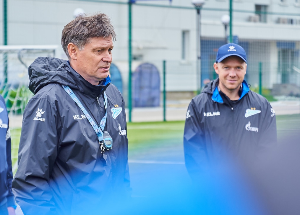 Тренировка «Зенита»-м перед матчем со «Спартаком»-м