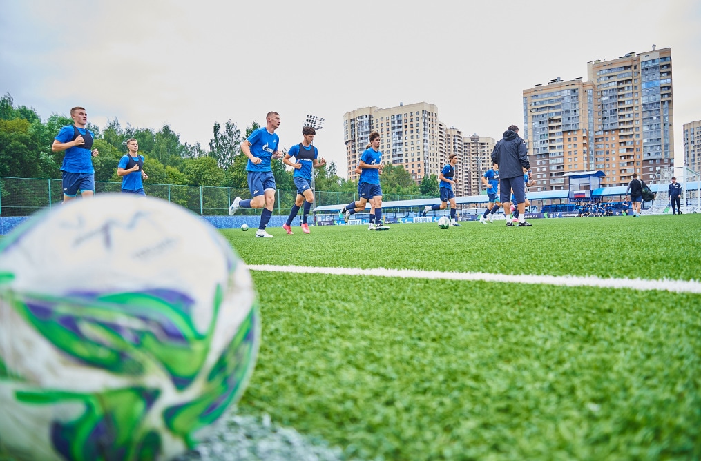 Тренировка «Зенита»-м перед матчем со «Спартаком»-м