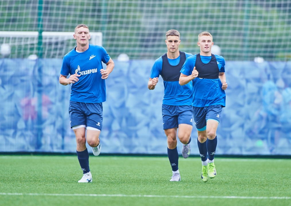 Тренировка «Зенита»-м перед матчем со «Спартаком»-м