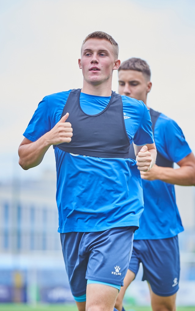 Тренировка «Зенита»-м перед матчем со «Спартаком»-м