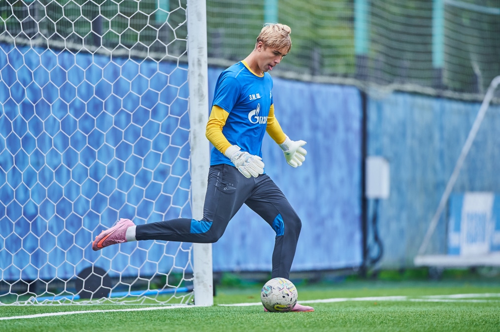 Тренировка «Зенита»-м перед матчем со «Спартаком»-м