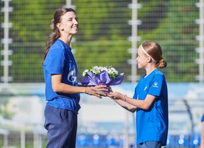 Тренировка женской юношеской команды U-12 в Удельном парке