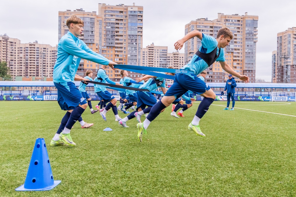Тренировка «Зенита»-м перед матчем с ФК «Ростов»-м