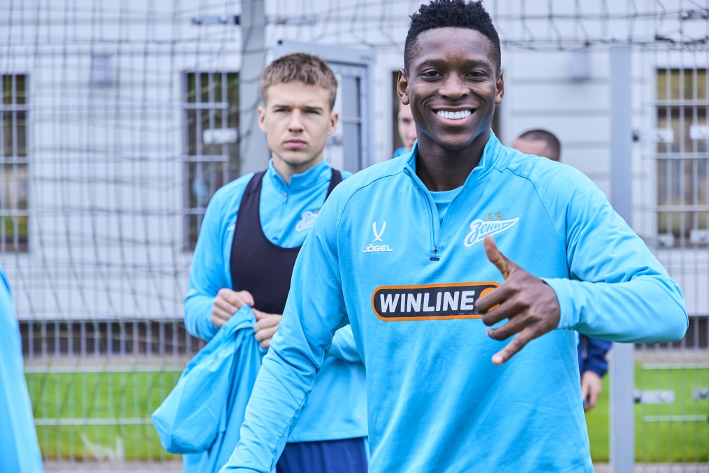 Тренировка «Зенита» перед матчем с «Краснодаром»