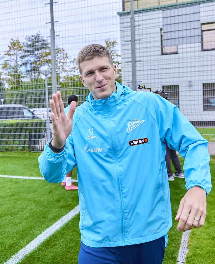 Тренировка «Зенита» перед матчем с «Краснодаром»