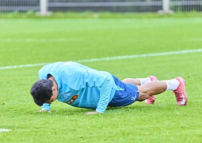 Тренировка «Зенита» перед матчем с «Краснодаром»