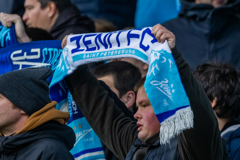 Болельщики на матче «Зенит»-2 — «Сатурн»