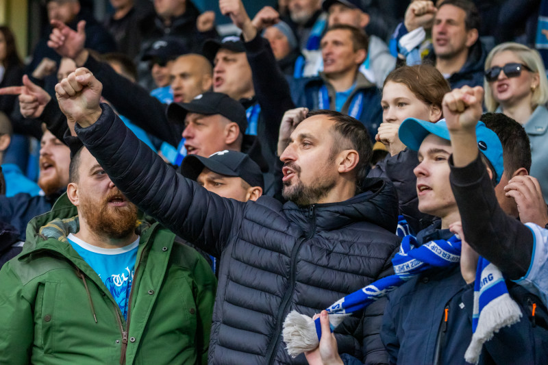 Болельщики на матче «Зенит»-2 — «Сатурн»