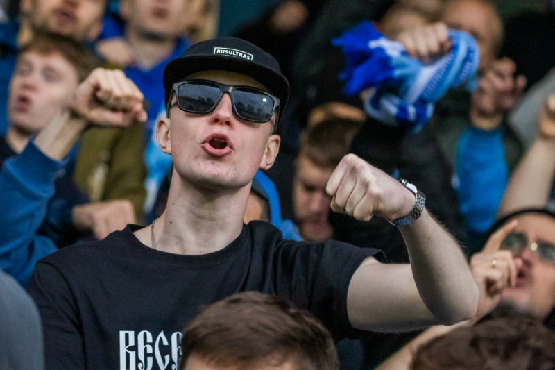 Болельщики на матче «Зенит»-2 — «Сатурн»