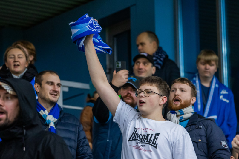 Болельщики на матче «Зенит»-2 — «Сатурн»