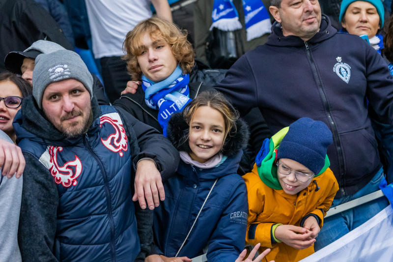 Болельщики на матче «Зенит»-2 — «Сатурн»