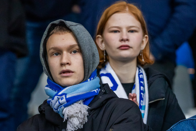 Болельщики на матче «Зенит»-2 — «Сатурн»