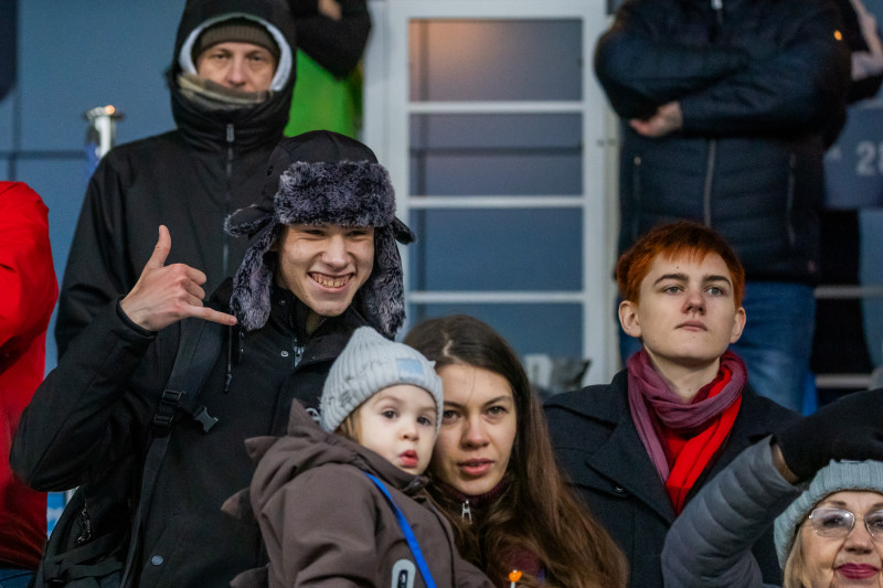 Болельщики на матче «Зенит»-2 — «Сатурн»