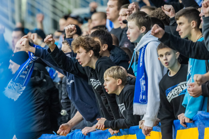 Болельщики на матче «Зенит»-2 — «Сатурн»