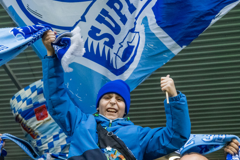 Болельщики на матче «Зенит»-2 — «Сатурн»