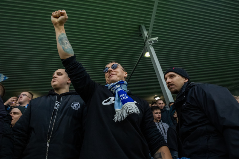 Болельщики на матче «Зенит»-2 — «Сатурн»