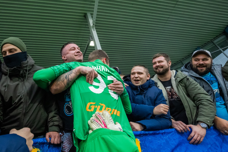 Болельщики на матче «Зенит»-2 — «Сатурн»