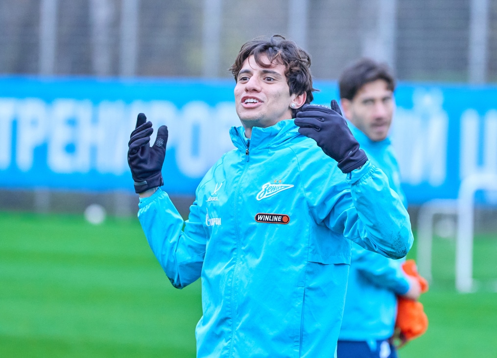 Тренировка «Зенита» перед матчем с «Локомотивом»