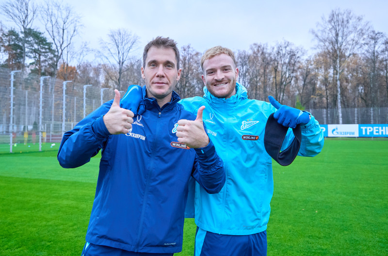 Тренировка «Зенита» перед матчем с «Локомотивом»