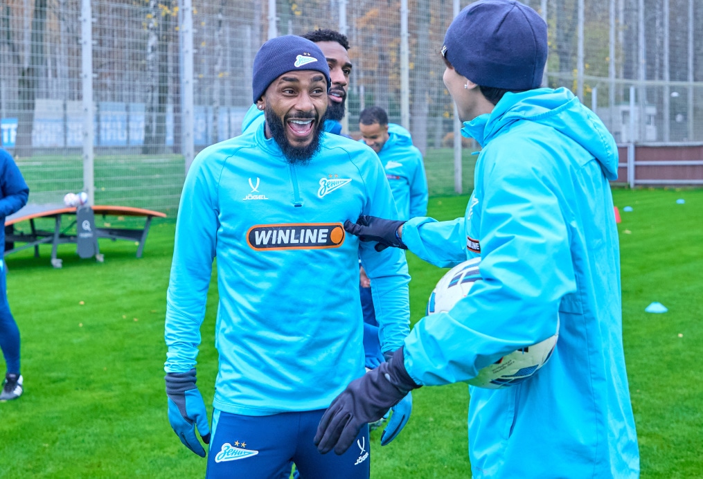 Тренировка «Зенита» перед матчем с «Локомотивом»