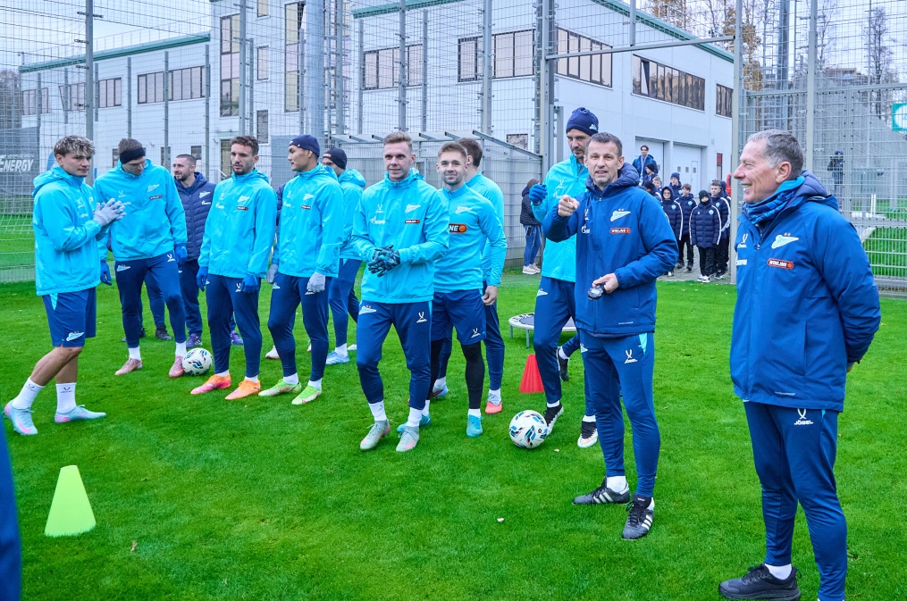 Тренировка «Зенита» перед матчем с «Локомотивом»