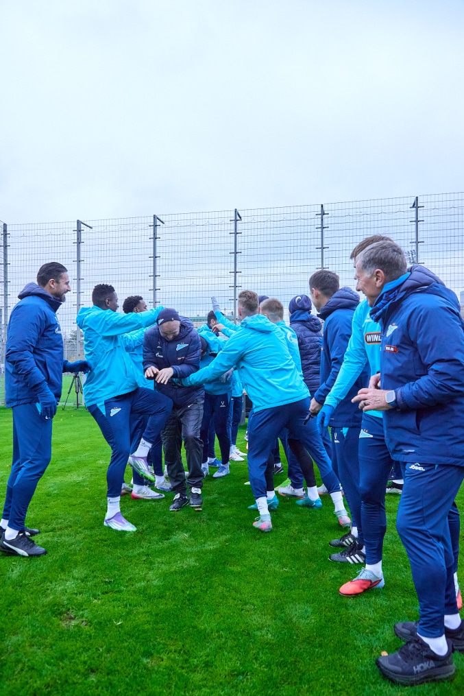 Тренировка «Зенита» перед матчем с «Локомотивом»