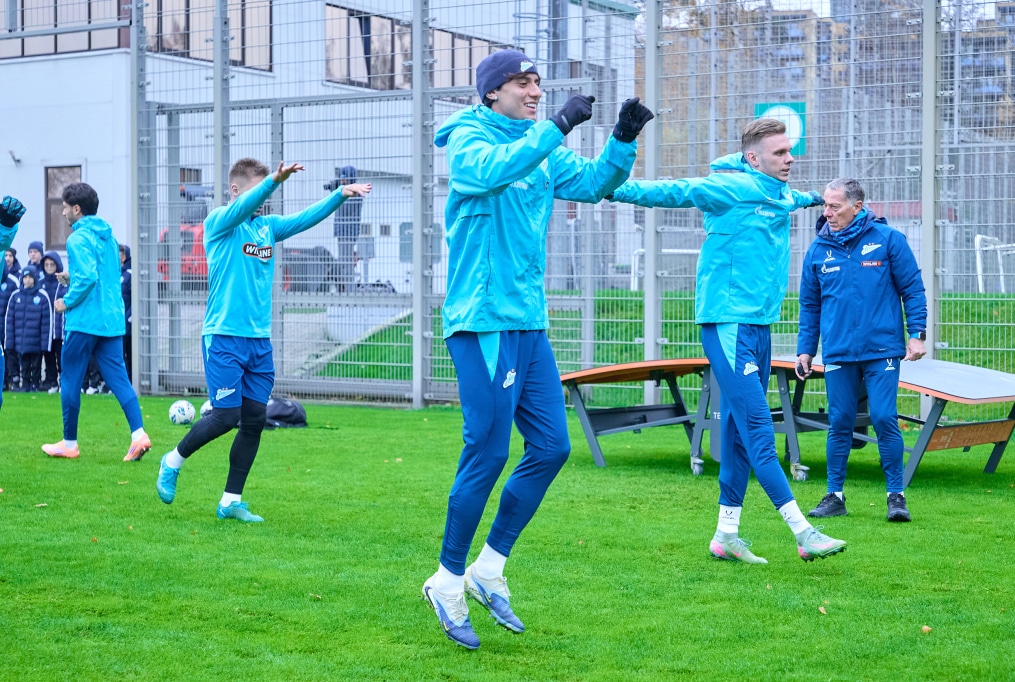 Тренировка «Зенита» перед матчем с «Локомотивом»